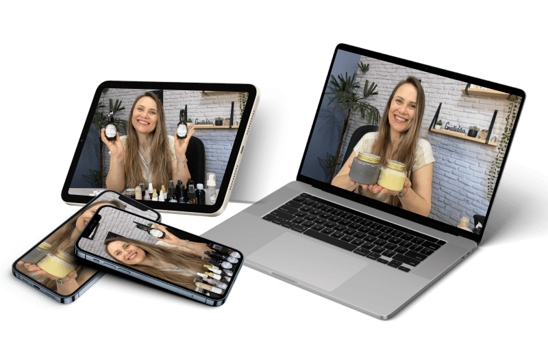 Curso acessível em todos os dispositivos: celular, tablet e computador
